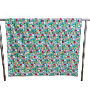 Suzy Ultman Robert Kaufman Appleville Apple Fabric Blue Cotton 1 Yard 36x44